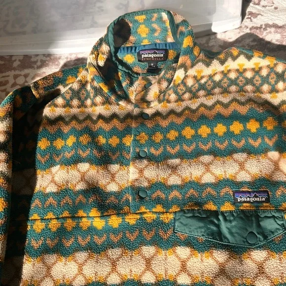 Patagonia Multicolor Patterned Fleece Pullover
